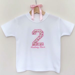 Personalised Birthday Top - Personalised Birthday Age Top - Personalised Birthday Tee - Any Age 1 2 3 4 5 6 - Boys Birthday Girls Birthday