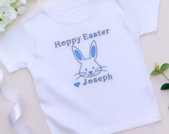 Top de Pascua bordado - Chaleco de bebé de Pascua personalizado - Babygrow de Pascua personalizado - Camiseta de Pascua infantil personalizada - Pascua 2021