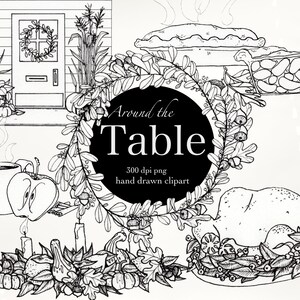 Around the Table Clipart