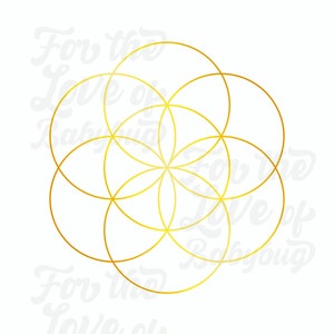 Gold Seed of Life Digital Download