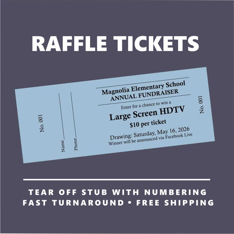 Ticket Number Design Numbered Tickets - Etsy