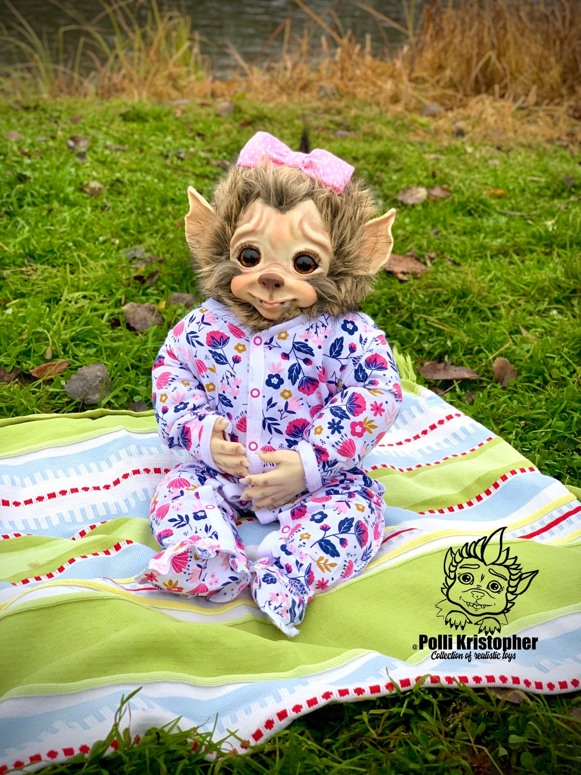 Cute Girl Werewolf Realistic Monster Ooak Werewolf Reborn Etsy