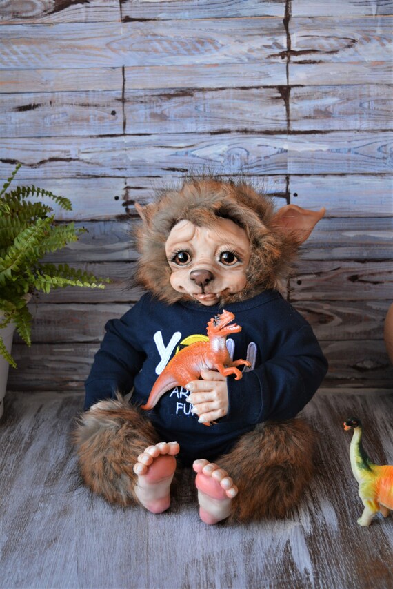 realistic werewolf baby doll