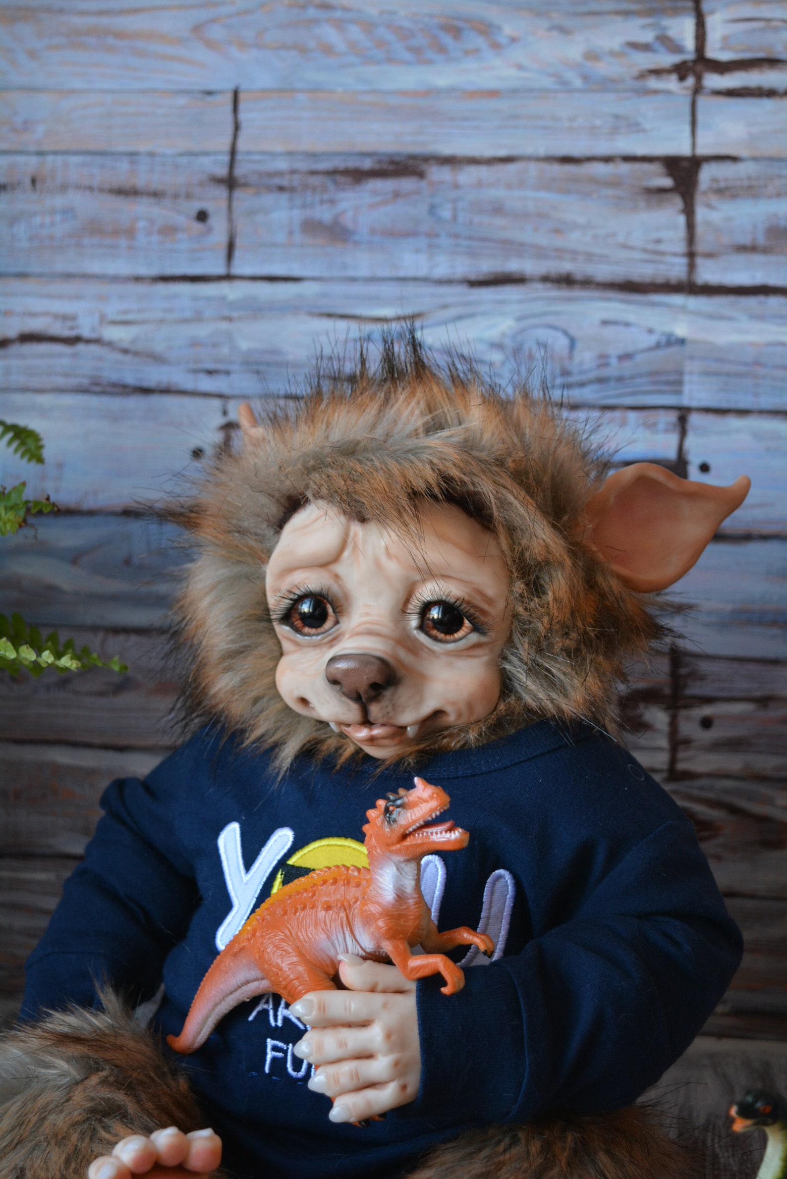 Bébé loupgarou jouets ooak loupgarou réaliste de jouet Etsy