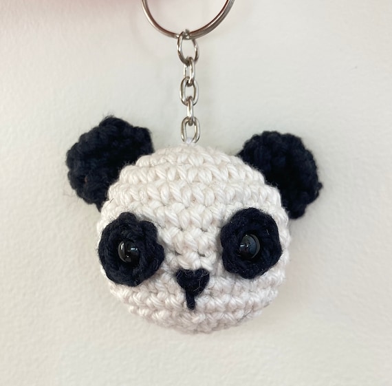 Crochet kit for a cute amigurumi animal toy ~ Phoebe the baby Panda