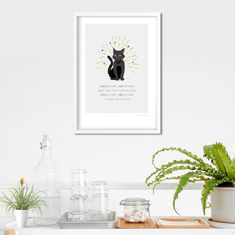 Smelly Cat Song Friends TV Show Phoebe Buffay's Etsy