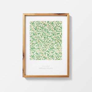 Leaf Vintage Pattern by William Morris || Arts & Crafts Master || Printable Wall Art Poster Print