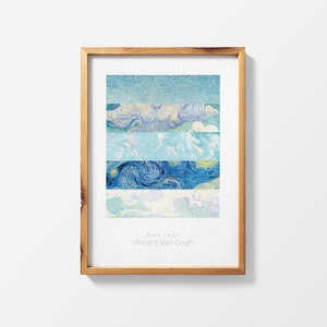 Blue Skies by Vincent van Gogh || Post-Impressionism Art Master || Printable Wall Art Poster Print