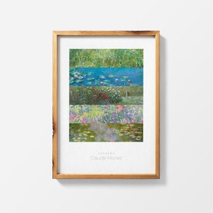 Garden Collection by Claude Monet || Impressionism Art Master || Printable Wall Art Poster Print