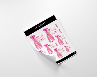 Printable Stickers Rachel's butt Friends || Stickers for Planners, iPhone, macbook, notebook, car, laptop, journal || Friends TV Show ||