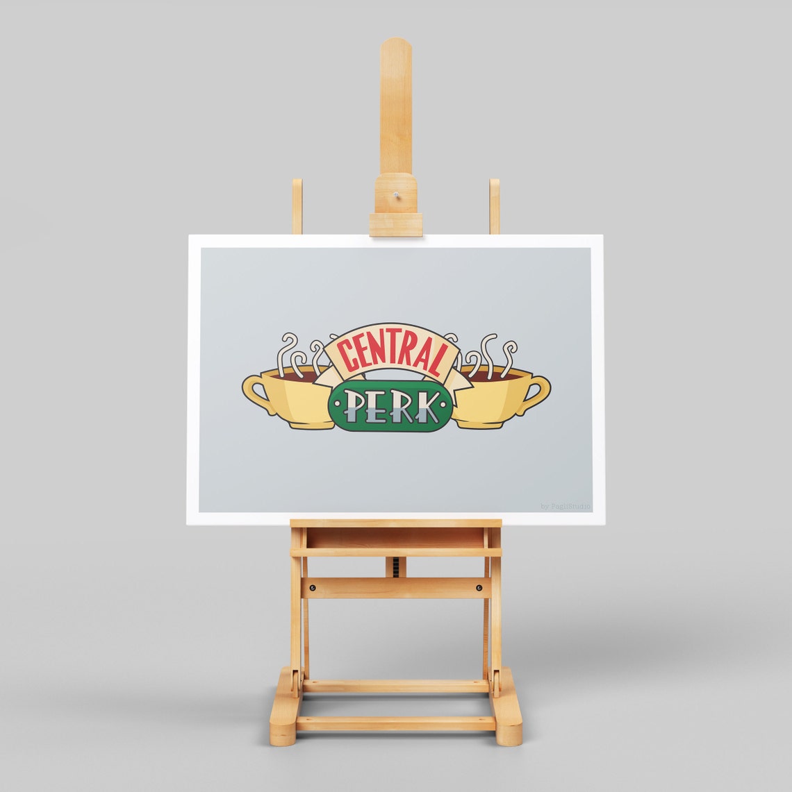 Central Perk Logo Friends TV Show Printable Wall Art Poster Print - Etsy