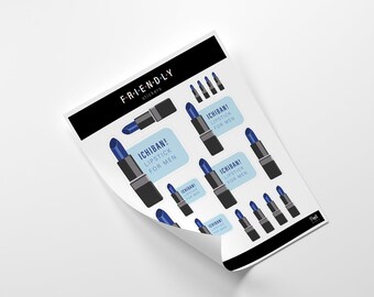 Printable Stickers Ichiban Lipstick for Men | for Planners, iPhone, macbook, notebook, car, laptop, journal | Joey Tribbioni Friends TV Show