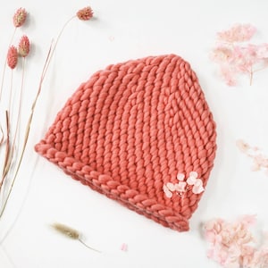 Flora Chunky Beanie PDF Crochet PATTERN