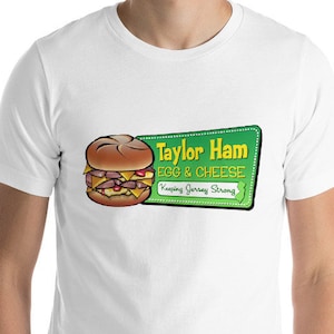 Taylor Ham T-Shirt for Men Taylor Ham Egg & Cheese Taylor Ham Shirt New Jersey Shirt Gift for Taylor Ham Lovers Taylor Ham NJ image 1