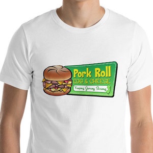 Pork Roll T-Shirt Pork Roll Egg & Cheese Pork Roll Shirt image 1