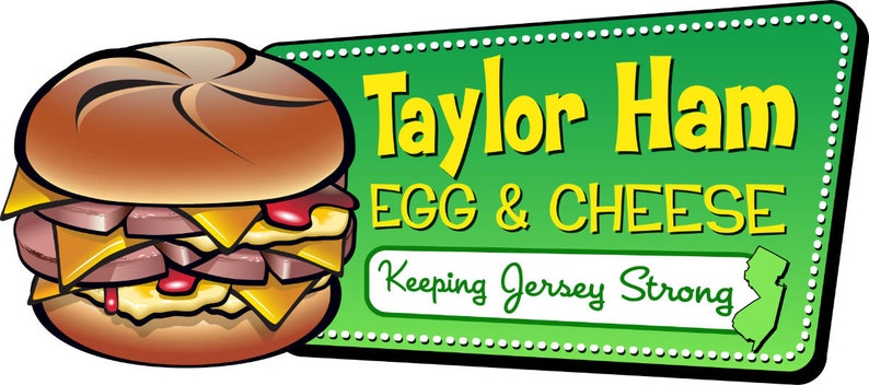 Taylor Ham T-Shirt for Men Taylor Ham Egg & Cheese Taylor Ham Shirt New Jersey Shirt Gift for Taylor Ham Lovers Taylor Ham NJ image 3