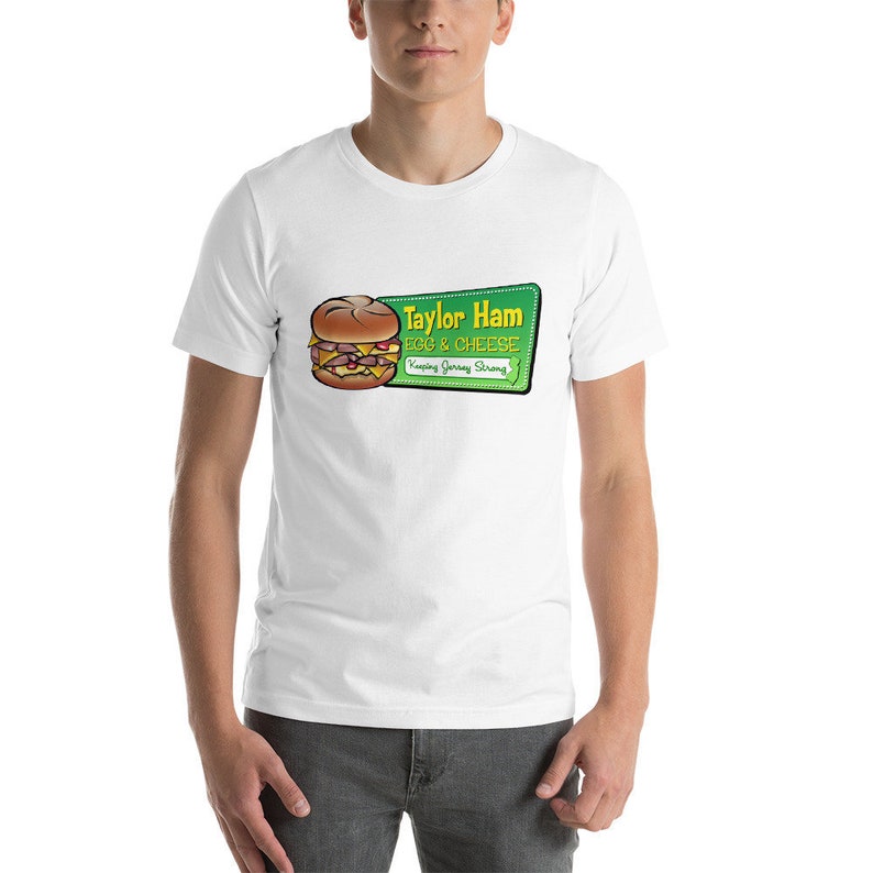 Taylor Ham T-Shirt for Men Taylor Ham Egg & Cheese Taylor Ham Shirt New Jersey Shirt Gift for Taylor Ham Lovers Taylor Ham NJ image 2