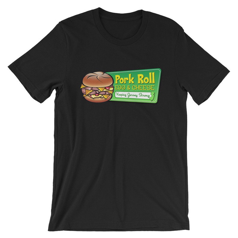 Pork Roll T-Shirt Pork Roll Egg & Cheese Pork Roll Shirt image 4