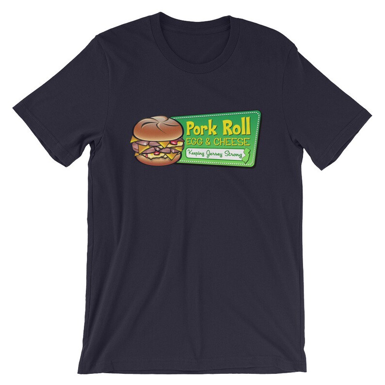 Pork Roll T-Shirt Pork Roll Egg & Cheese Pork Roll Shirt image 5