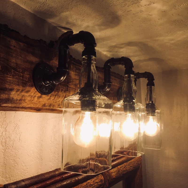 Rustic Bathroom Lighting - Etsy