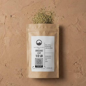 Dried Oregano Leaf, Cut & Sifted, Premium Origanum vulgare, Regenerative Farm-Grown in Colorado, Bulk Culinary Herb for Cooking and Tea