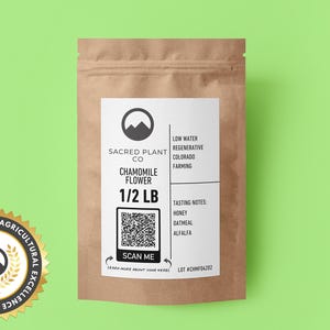 Bulk Chamomile Flower | 1 LBS Organic Chamomile Flower | Organic Chamomile Tea | Matricaria Recutita | Dry Chamomile Flower
