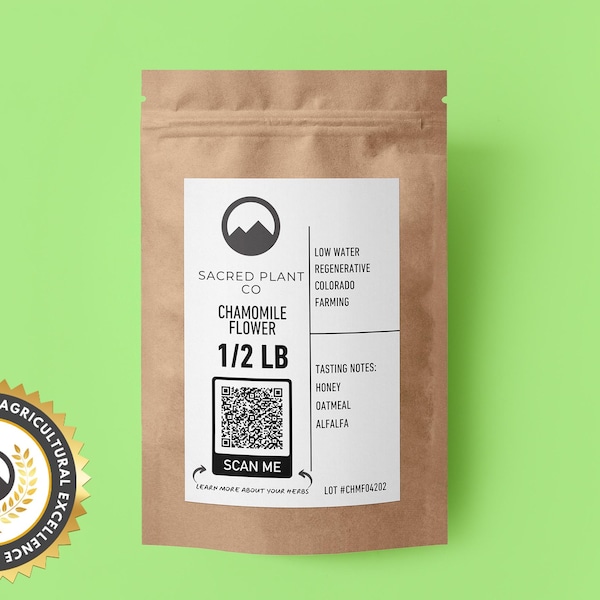 Bulk Chamomile Flower | 1 LBS Organic Chamomile Flower | Organic Chamomile Tea | Matricaria Recutita | Dry Chamomile Flower