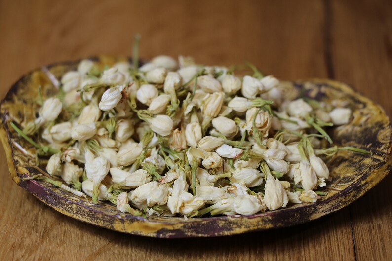 Bulk Jasmine Flowers 1LB Dried Jasmine Flowers Whole Etsy Australia