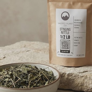 Bulk Stinging Nettle | 1 LBS Wild Crafted Stinging Nettle Leaves | Premium Stinging Nettle | Urtica dioica | Culinary Grade Stinging Nettle