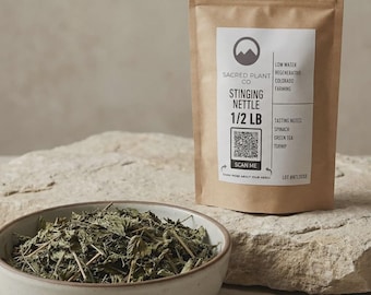 Bulk Stinging Nettle | 1 LBS Wild Crafted Stinging Nettle Leaves | Premium Stinging Nettle | Urtica dioica | Culinary Grade Stinging Nettle