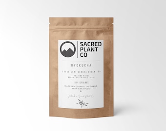 Ryokucha Loseblatt-Sencha Grüner Tee | Biologisch angebauter japanischer Sencha Tee | Grüner Tee Geschenktüte