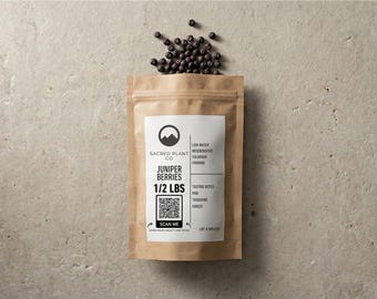 Bagas de zimbro secas inteiras (Juniperus communis), a granel para gin, culinária e chá, orgânicas ou cultivadas naturalmente | Bagas de zimbro a granel