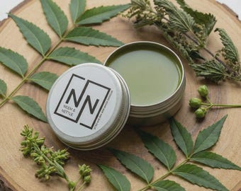 Neem & Nettle Salve | Ancient Wisdom Intensive Repair Hair and Skin Salve | Body Salve | Body and Hair Lotion | Daily Moisturizer | Organic