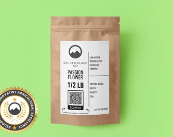 Bulk Passion Flower | 1 LBS Leaf Passion Flower Tea | Bulk Passiflora incarnata | Bulk Passion Flower Herb | Bulk Passion Flower Leaves