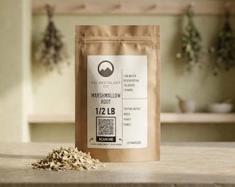 Organiczny korzeń prawoślazu lekarskiego, krojony i przesiewany, Althaea Officinalis, laboratoryjnie testowane zioło w hurtowych ilościach do herbaty i zimnych naparów, kojący korzeń śluzu