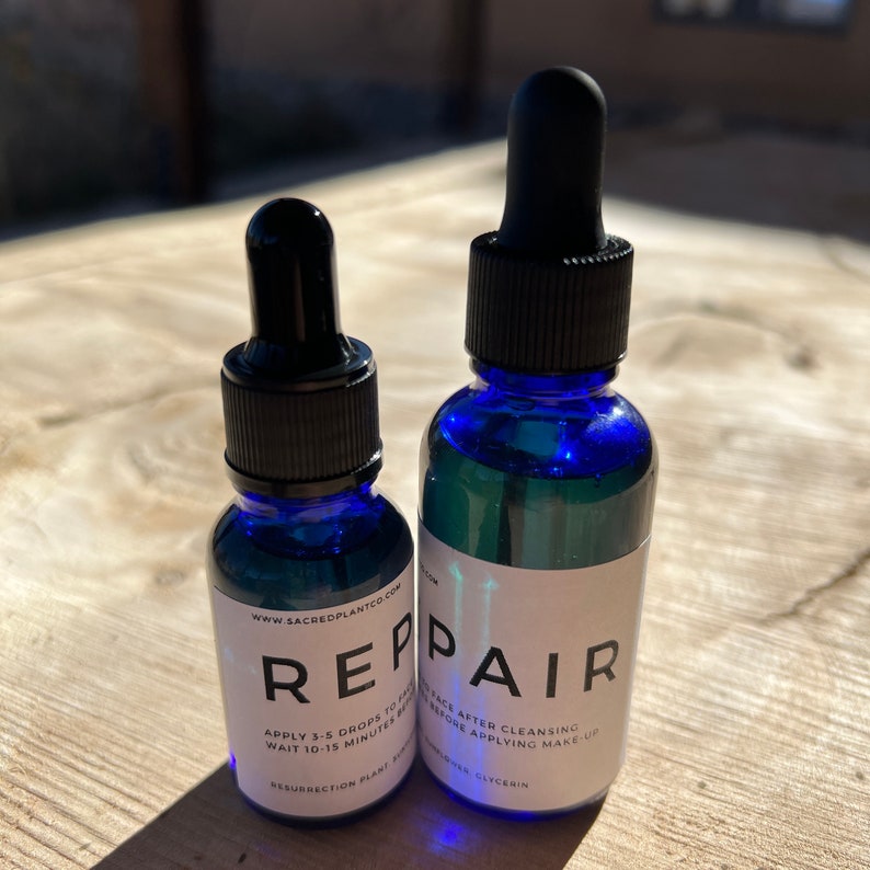 Resurrection Plant wrinkle repair face serum.