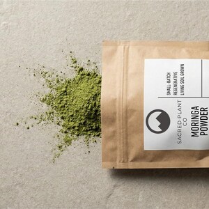 Moringa Powder | Organic Moringa Powder | Hand Grown Moringa Oleifera | Raw Moringa Powder | Moringa Superfood image 1