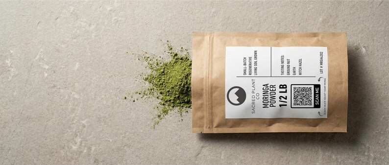 Moringa Powder | Organic Moringa Powder | Hand Grown Moringa Oleifera | Raw Moringa Powder | Moringa Superfood image 1