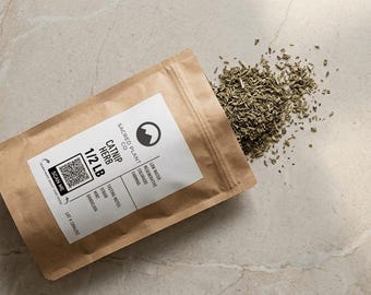 Bulk Catnip Herb, Cut & Sifted (Nepeta cataria) for Tea and Cats | Organic Catnip | Raw Catnip