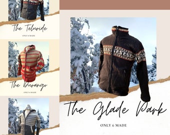 Handmade Wool Sweaters | Handmade Wool Jacket | Designed In Colorado | Made In Nepal | Fleece Lined | Winter Jacket