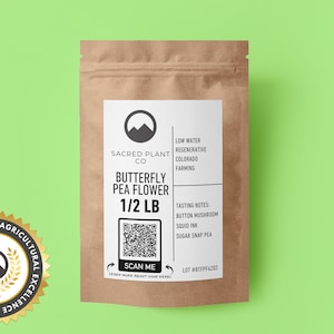 Butterfly Pea Flower - Clitoria ternatea | Dried Herb | Culinary, Medicinal, & Craft Uses | Sustainable and Premium Quality