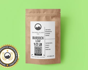 Bulk Burdock Leaf | wild crafted | Bulk Herbs Burdock Leaf 1 LBS | Hand Grown Burdock Leaf | Wild Grown Burdock Leaf |