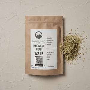 Mugwort Herb, Cut & Sifted (Artemisia vulgaris), Premium Bulk Dream Tea Herb | 1 LBS Bulk Mugwort | Fresh Dried Mugwort