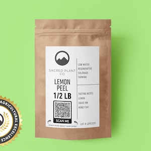 Bulk Lemon Peel | 1LB Lemon Peel | Citrus Limon | Cut & Sifted Lemon Peel