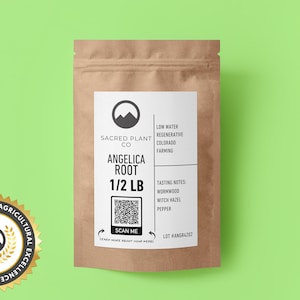 Bulk Angelica Root | 1LB Angelica Root | Angelica Archangelica | Cut & Sifted Angelica Roots | Angel of Herbs