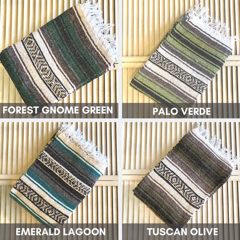 Handmade Mexican Blanket Serape Mexican Blanket 100 Etsy