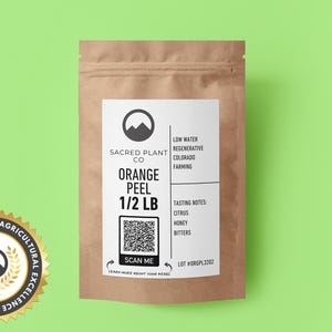 Schütte Orangenschale | 1 kg Bio-Orangenschale | Citrus Sinensis | geschnitten & gesichtet Orangenschale | Kulinarisches Orange