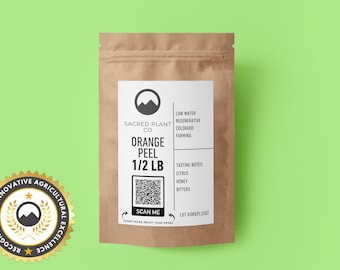 Bulk Orange Peel | 1LB organic Orange Peel | Citrus Sinensis | Cut & Sifted Orange Peel | Culinary Orange
