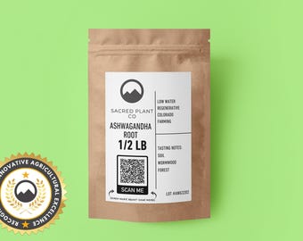 Ashwagandha Root - Withania somnifera | Dried Herb | Culinary, Medicinal, & Craft Uses | Sustainable and Premium Quality
