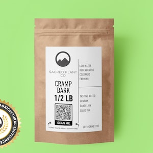 Bulk Cramp Bark | 1 Lbs Cramp Bark | Guelder Rose Bark | European Cranberry Bark | Snowball Tree Bark | Water Elder Bark